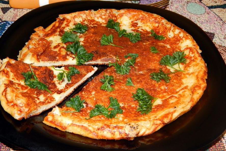 Рецепт хачапури на сковороде быстрый