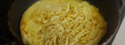 хачапури с сулугуни на сковороде. Шаг 9