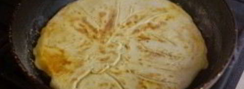 хачапури с сулугуни на сковороде. Шаг 10