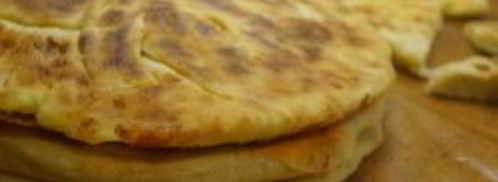 хачапури с сулугуни на сковороде. Шаг 11