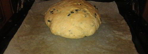 домашний хлеб с маслинами. Шаг 6