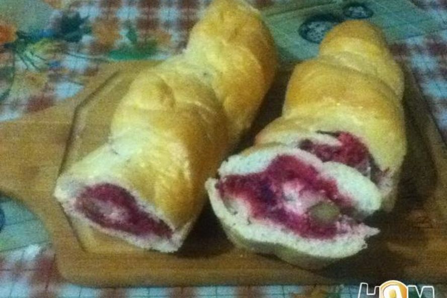 Рецепт фаршированного багета — шубы в шубе