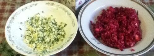 фаршированный багет — шуба в шубе. Шаг 7