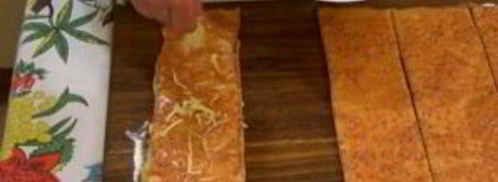 хлеб гармошка на пиве с сыром. Шаг 5