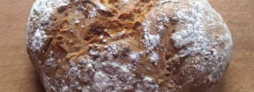 хлеб на кефире без дрожжей. Шаг 10