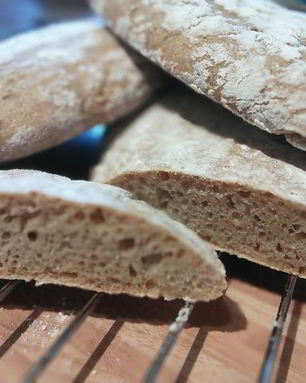 Рогиатта — чиабатта на ржаной муке