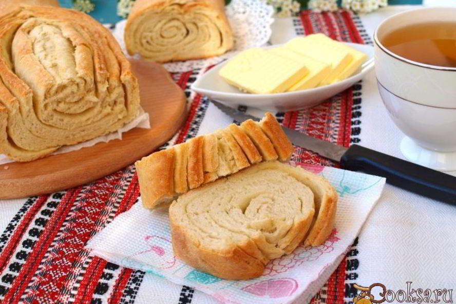 Рецепт слоеного хлеба — pan de hojaldre