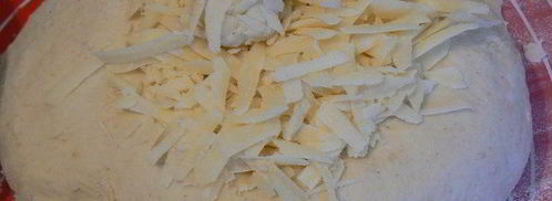 сырный хлеб на пшеничной закваске. Шаг 5