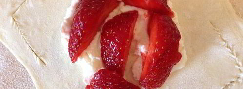 конвертики с клубникой. Шаг 6