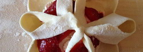 конвертики с клубникой. Шаг 7