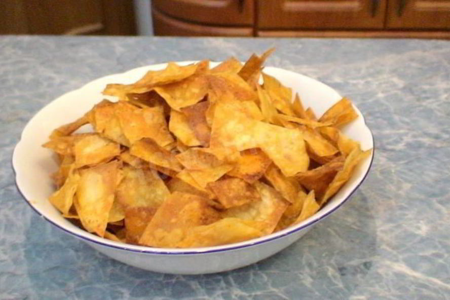 Рецепт домашних чипсов из лаваша в духовке