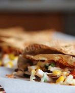 Кесадилья в духовке из лаваша