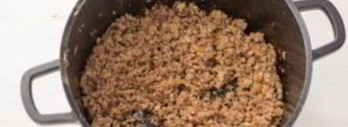 конвертики с фаршем и фасолью в лаваше. Шаг 4