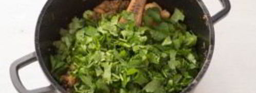 конвертики с фаршем и фасолью в лаваше. Шаг 6