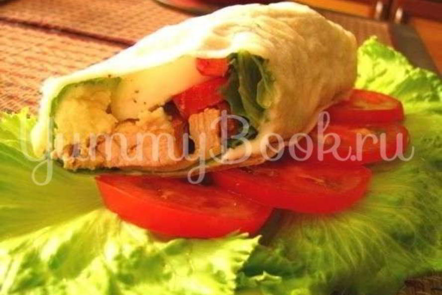 Рецепт куриной грудки в лаваше