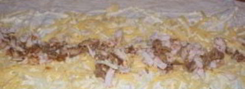 лаваш с курицей и яйцом. Шаг 4