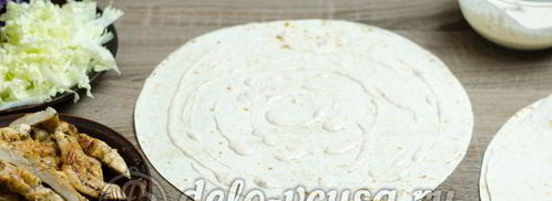 лаваш с курицей. Шаг 12