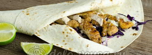 лаваш с курицей. Шаг 14