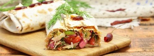 лаваш с овощами. Шаг 12