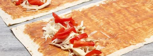 лаваш с овощами. Шаг 6