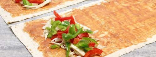 лаваш с овощами. Шаг 7