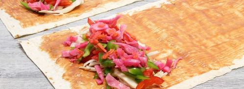 лаваш с овощами. Шаг 8