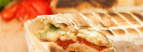 лаваш с сыром и помидорами на гриле. Шаг 10