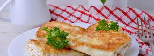 лаваш с сыром на сковороде. Шаг 13