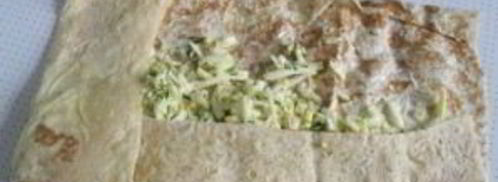 лаваш с сыром, яйцом и зеленью. Шаг 7