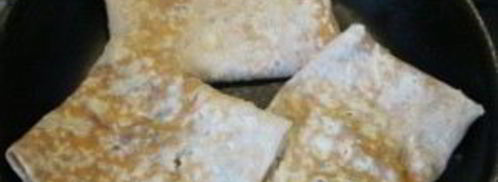 лаваш с сыром, яйцом и зеленью. Шаг 8