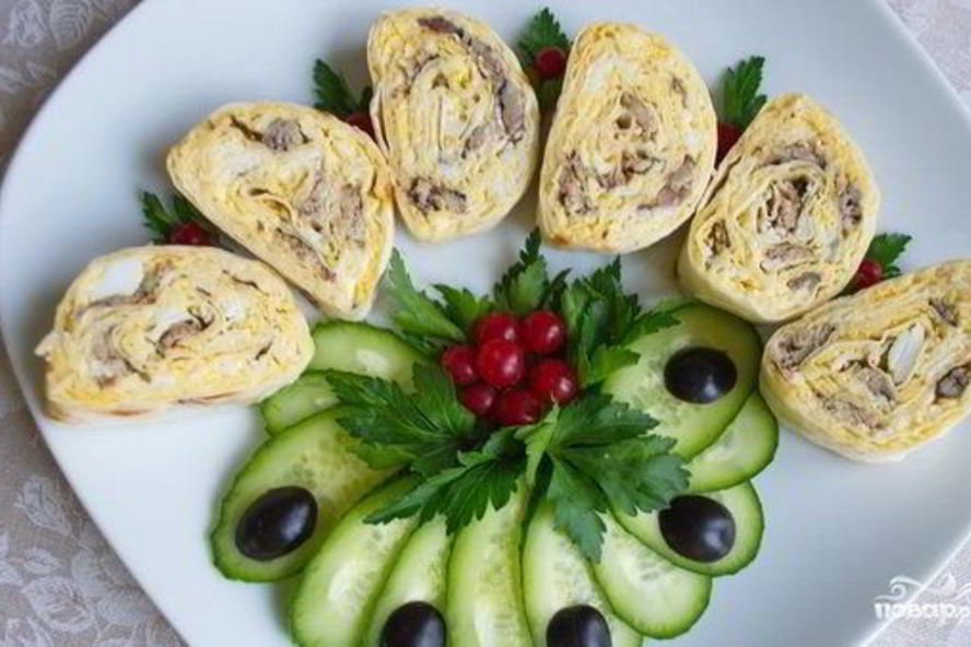 Рецепт лаваша со шпротами