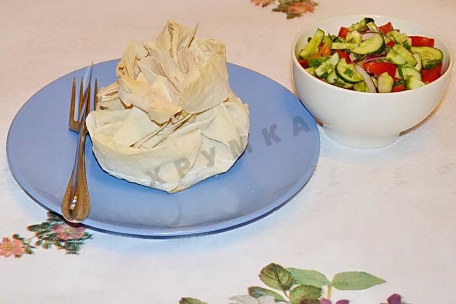 Рецепт мяса в лаваше