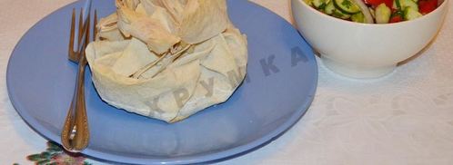 мясо в лаваше. Шаг 12