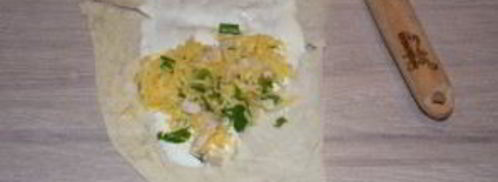 рулетики из лаваша с сыром. Шаг 5