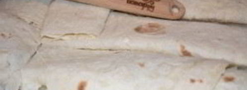 рулетики из лаваша с сыром. Шаг 7