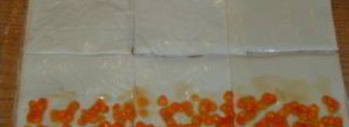 рулеты из лаваша с икрой. Шаг 5