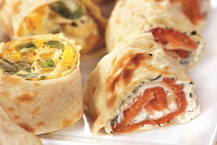 Рецепт рулетов из лаваша с разными начинками