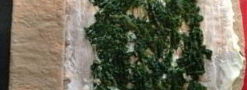 шпинат в лаваше. Шаг 4