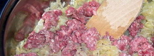 трубочки с мясной начинкой лавашони. Шаг 4