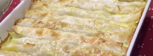 трубочки с мясной начинкой лавашони. Шаг 10