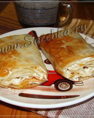 Вертуты из лаваша