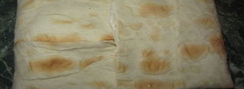 закуска из лаваша и корейской морковки. Шаг 7