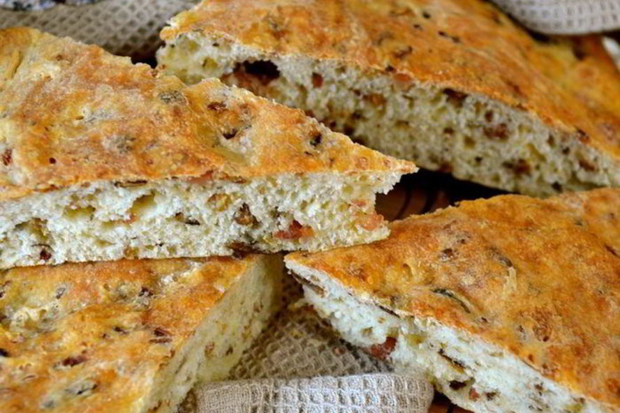 Рецепт фокаччи по-деревенски — focaccia rustica
