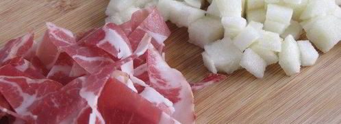 фокачча с грушей, сыром и беконом. Шаг 6