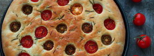 фокачча с помидорами. Шаг 8