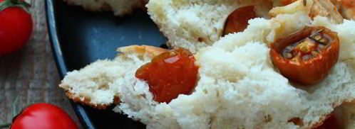 фокачча с помидорами. Шаг 9