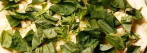 фокачча с сыром и базиликом. Шаг 7