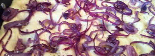 фокачча с жареным луком. Шаг 7