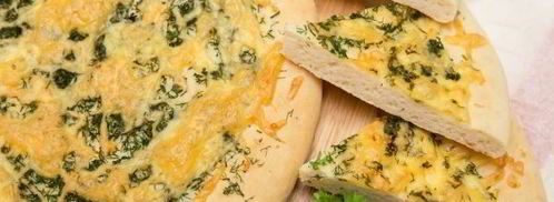 лепешка с сыром и зеленью. Шаг 11