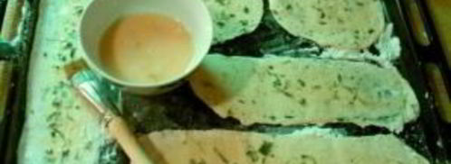 лепешка с травами. Шаг 9